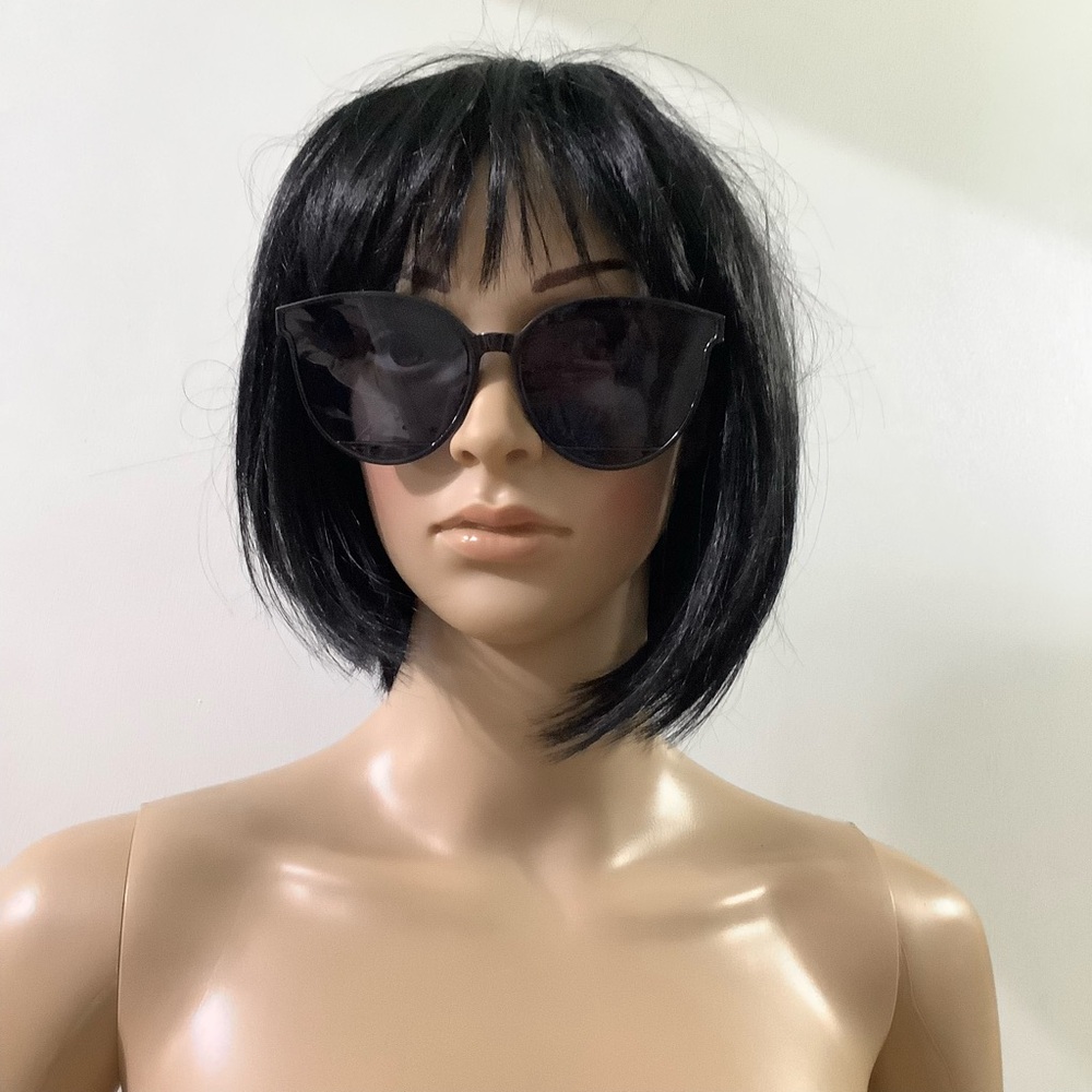 Classic Black Oversized Sunglasses NWOT